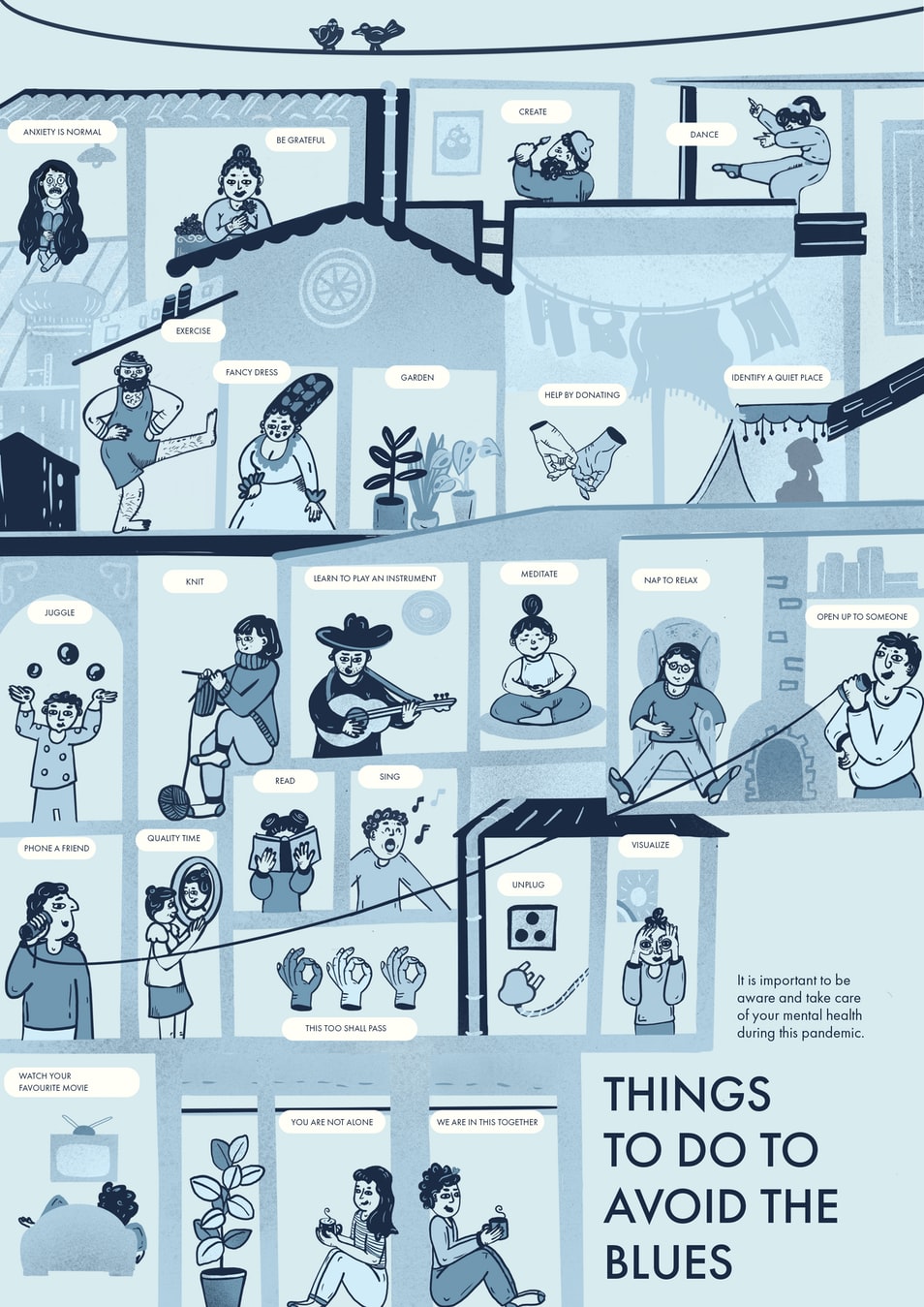 Beating the Blues in Lockdown