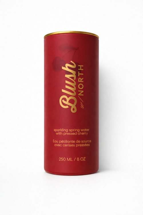 BLUSH with NORTH - Sparkling Water with Cherry