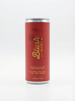 BLUSH with NORTH - Sparkling Water with Cherry